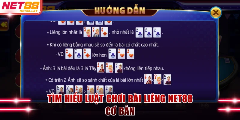 Bài Liêng NET88 - Hướng Dẫn Chơi Chi Tiết Cho Tân Binh 3 Tìm hiểu luật chơi bài Liêng NET88 cơ bản